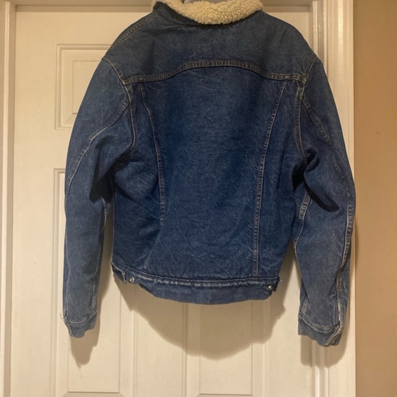 Vintage Insulated Orange Tab Levi’s Denim Jacket Size 46(See Measurements) - Picture 3 of 9